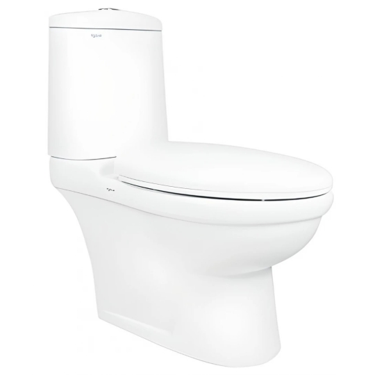 Bồn Cầu Viglacera VI107M 2 Khối Nắp êm V37M