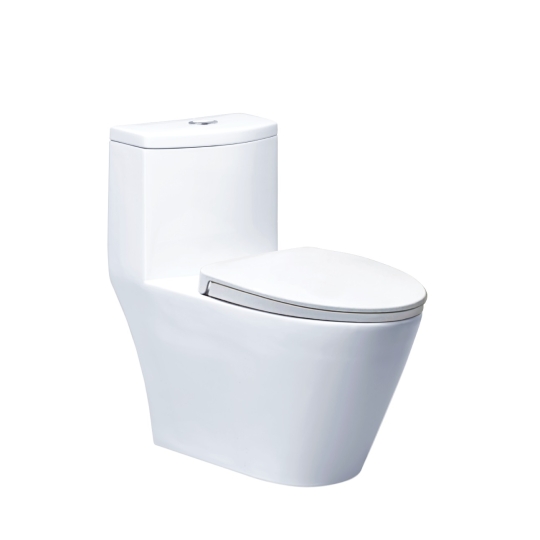 Bồn Cầu CAESAR CD1375 Một Khối Nắp Êm
