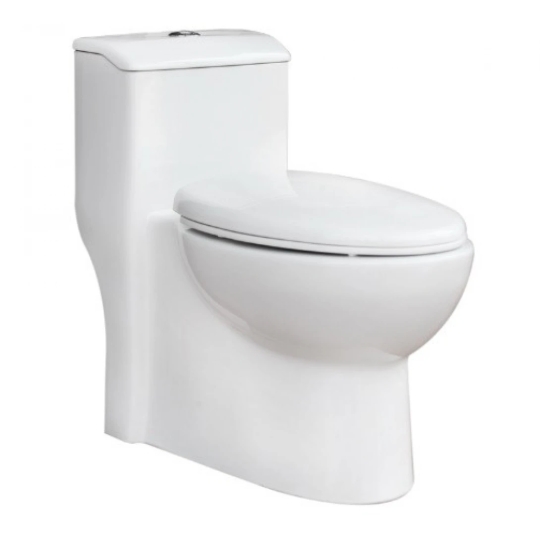 Bồn Cầu Thiên Thanh Titan CK68 Toilet 1 Khối Xả Nhấn