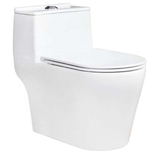 Bồn Cầu Thiên Thanh Lux CK99 Toilet 1 Khối Xả Nhấn