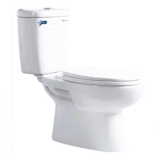 Bồn Cầu Thiên Thanh King CD4829 Toilet 2 Khối Xả Nhấn