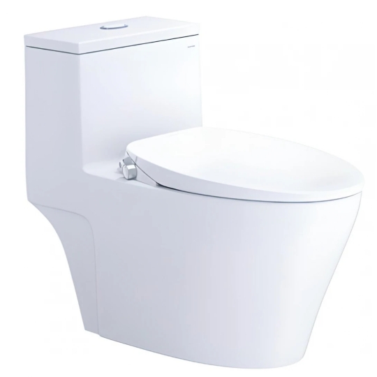 Bàn Cầu 1 Khối Caesar CD1356/TAF060 Nắp rửa cơ