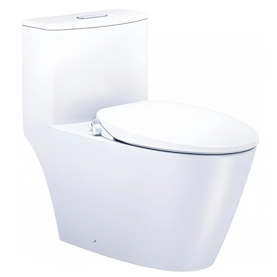 Bồn Cầu 1 Khối CAESAR CD1363/TAF060  Nắp rửa cơ