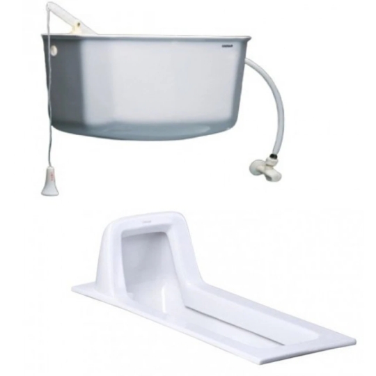 Bồn Cầu Xổm Caesar CS1230B (CS1230) Có Két Nước T1100