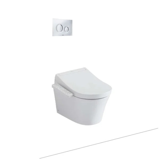 Bồn Cầu TOTO CW553/TCF33320GAA/WH172A/MB174P#SS Nắp Điện Tử Treo Tường