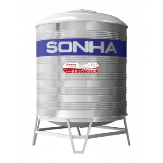 Bồn Nước Inox Sơn Hà 6000L Đứng Phi 1380