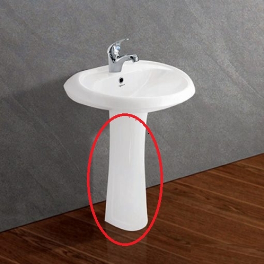 Chân Dài Lavabo Viglacera VI1T Đặt Sàn (VTL2, BS409)