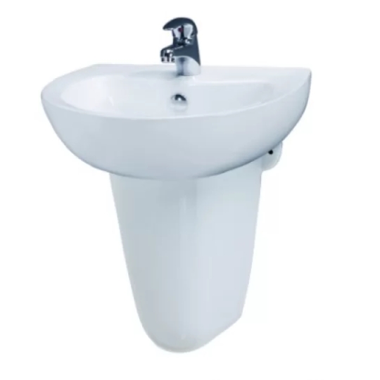 Chân Ngắn Lavabo Caesar P2443 Treo Tường