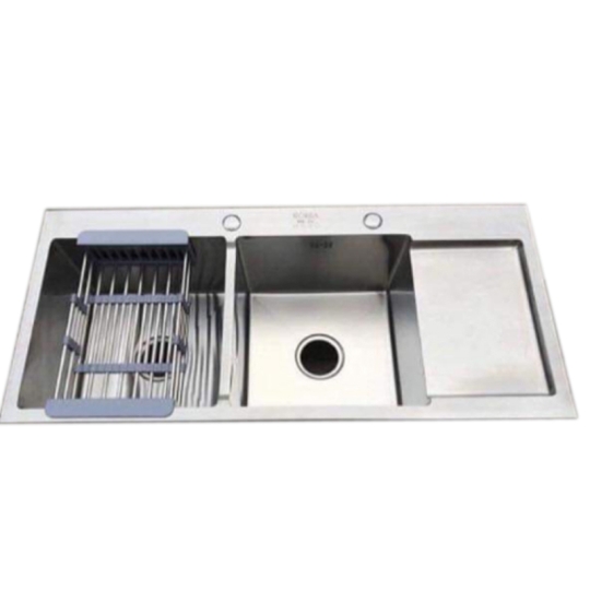 Chậu rửa bát inox 2 ngăn Pramie CP-9700 - Hàng chính hãng