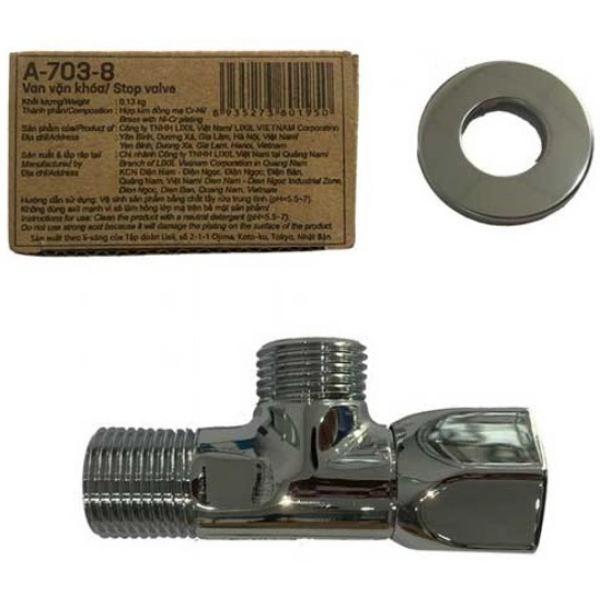 Van Khóa Inax A-703-8 Ø21 1 Đường Nước