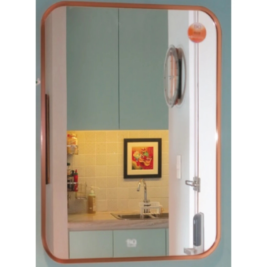 Gương Đình Quốc ĐQ 7772 500 x 700 mm Viền Nhôm