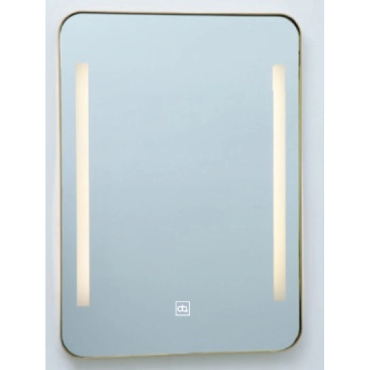 Gương Đình Quốc ĐQ 99902 Đèn Led 500 x 700 mm Viền Inox