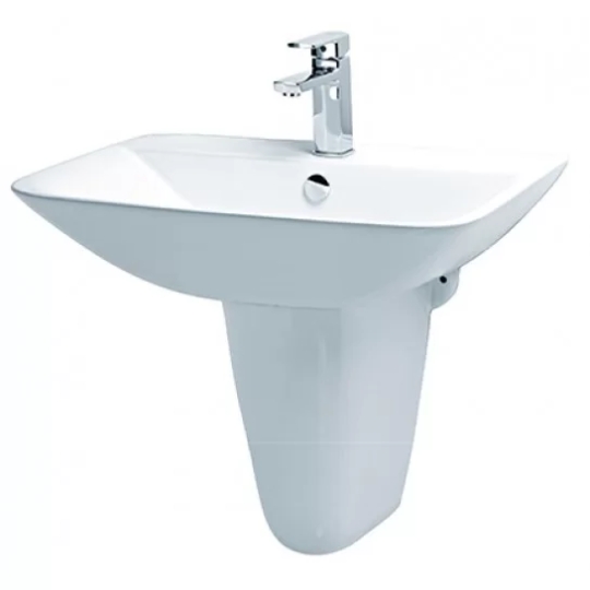 Chậu Rửa Lavabo Caesar L2365 Treo Tường 600x480 mm