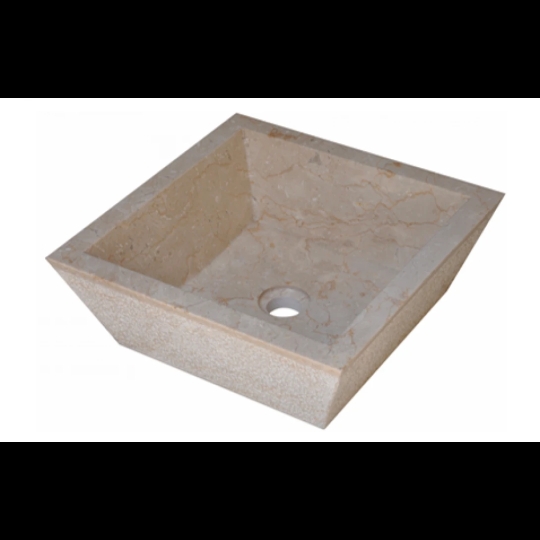 Chậu Rửa Mặt Lavabo Kanly MAR051I Đặt Bàn Đá Marble 400x160 mm