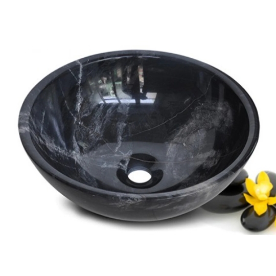 Chậu Rửa Mặt Lavabo Kanly MAR12N Đặt Bàn Đá Tự Nhiên 400x150 mm