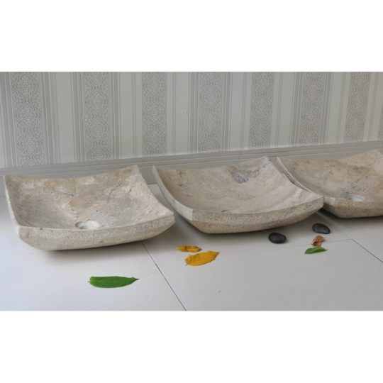 Chậu Rửa Mặt Lavabo Kanly MAR34V Đặt Bàn Đá Tự Nhiên 400x20 mm