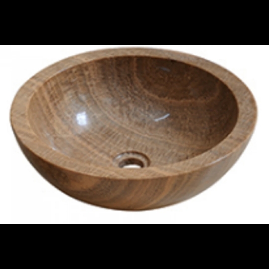 Chậu Rửa Mặt Lavabo Kanly ONY19I Đặt Bàn Đá Marble Tự Nhiên 400x150 mm