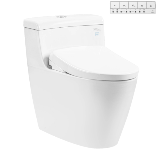 Bàn cầu 1 khối kèm nắp rửa điện tử WASHLET dòng S7 – TCF47360GAA MS636CDRW23