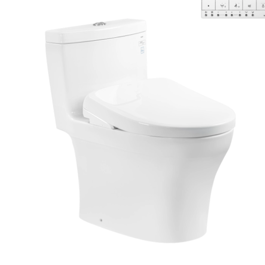 Bàn cầu 1 khối kèm nắp rửa điện tử WASHLET dòng S7 – TCF47360GAA MS889CDRW23
