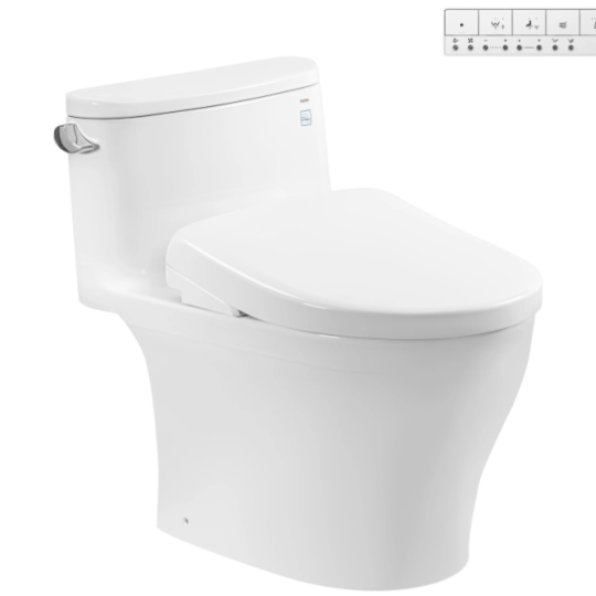 Bàn cầu 1 khối kèm nắp rửa điện tử WASHLET dòng S7 – TCF47360GAA MS887CRW23