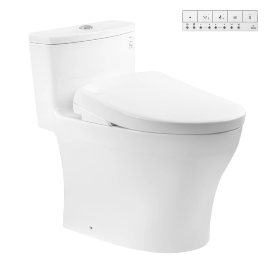 Bàn cầu 1 khối kèm nắp rửa điện tử WASHLET dòng S7 – TCF47360GAA MS885CDW23