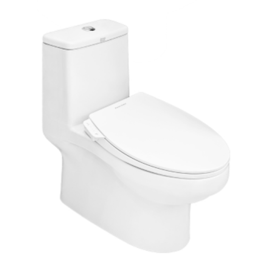 Bồn cầu 1 khối American Standard VF-1858SW (VF1858SW) nắp rửa cơ M4A839