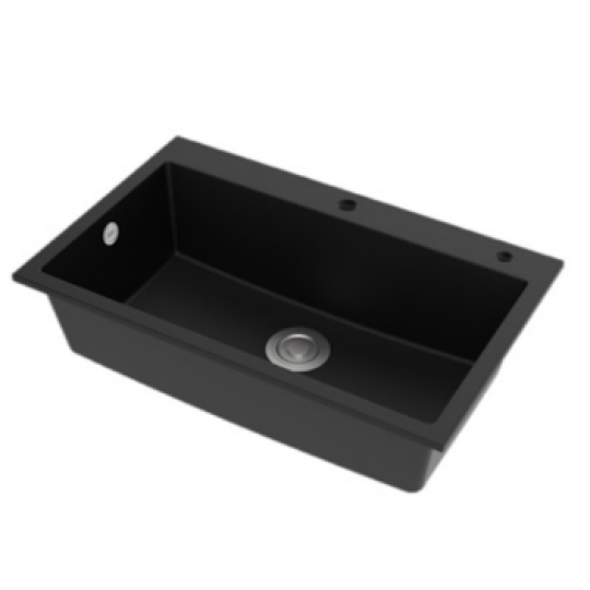 Chậu rửa chén đơn 760mm American Standard FFASX901 màu đen