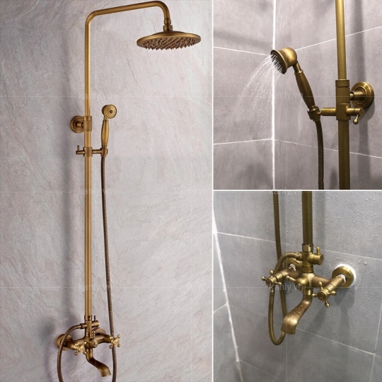 Sen Cây Kanly GCS05 Nóng Lạnh Cổ Điển Đồng Thau