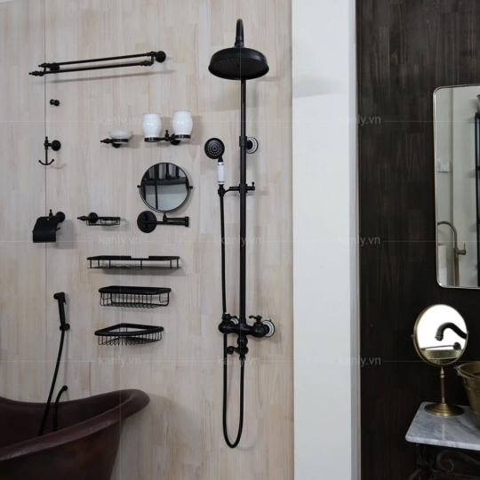 Sen Cây Kanly GCS11B Nóng Lạnh Cổ Điển Màu Đen
