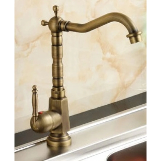 Vòi Rửa Chén Bát Kanly GCC04 Nóng Lạnh Bằng Đồng Cổ Điển
