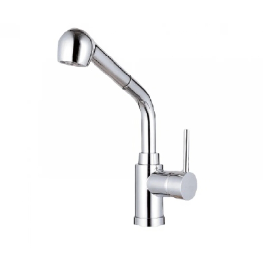Vòi Bếp Malloca K119N9 Dây Rút Nóng Lạnh