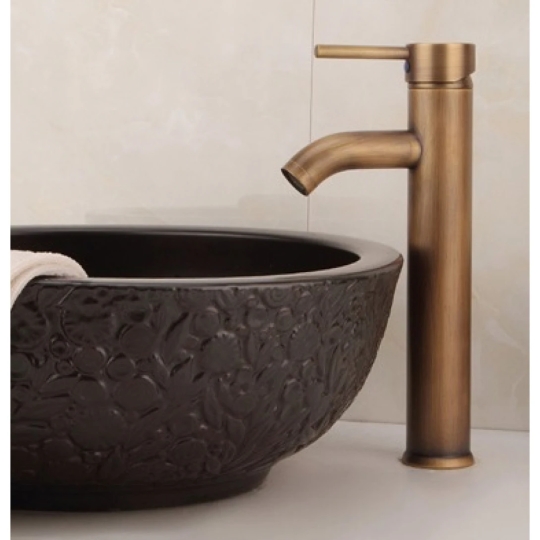 Vòi Lavabo Kanly GCA20 Nóng Lạnh Bằng Đồng Giả Cổ