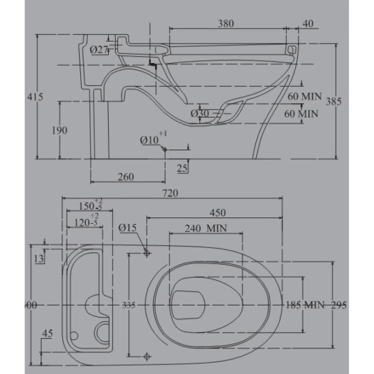 Bồn Cầu Thông Minh Viglacera V91