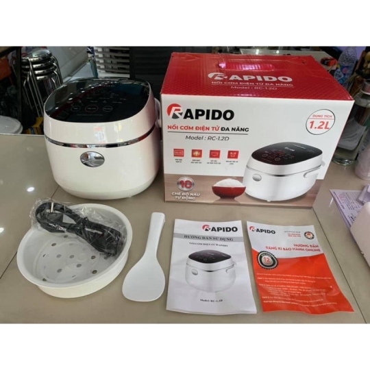 Nồi cơm điện tử Rapido RC-1.2D -hàng chính hãng