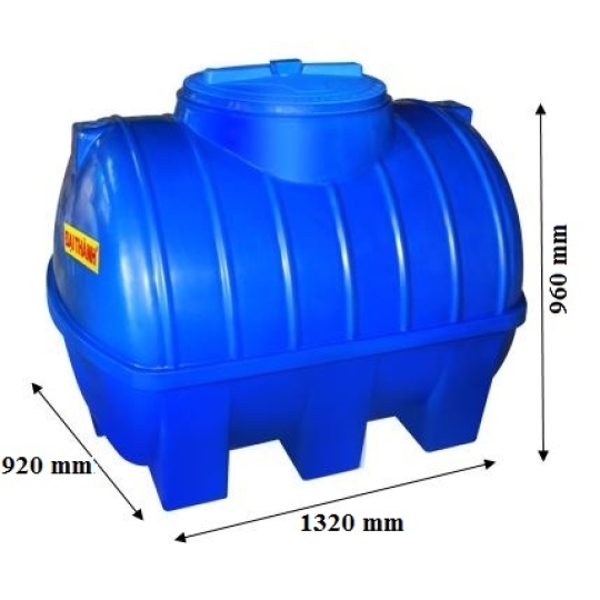 Bồn Nước Nhựa Đại Thành Thế Hệ Mới 700L Ngang