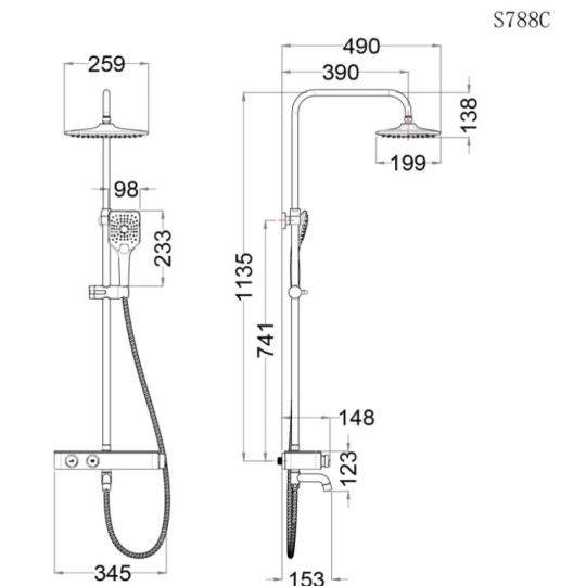 Sen Cây Nhiệt Độ Caesar S788C