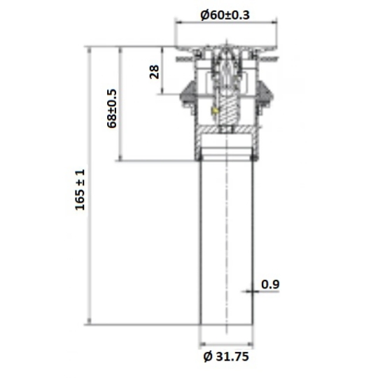 Nút Xả Nhấn cho Lavabo American Standard FFAS7979