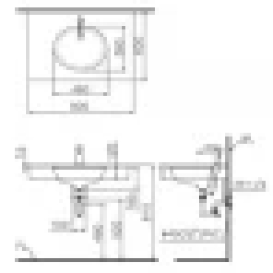 Chậu Rửa Lavabo CAESAR L5115 Âm Bàn