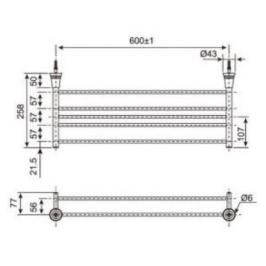 Kệ Khăn American Standard WF-6587 Seva 2 Tầng