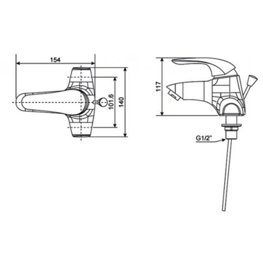 Vòi Lavabo American Standard Saga WF-1502 Nóng Lạnh
