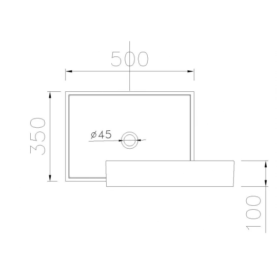 Chậu Rửa Lavabo Đặt Bàn CAESAR LF5254