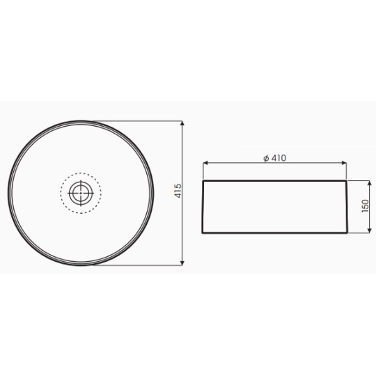 Chậu Rửa Mặt Lavabo Thiên Thanh LD05 Đặt Bàn