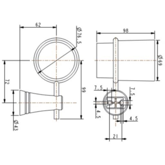 Ly Đựng Bàn Chải American Standard WF-6583 Seva