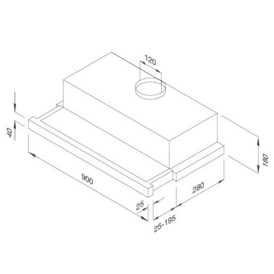 Máy Hút Khói Khử Mùi Malloca K1509 TC Âm Tủ