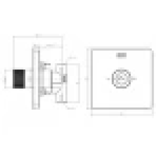 Nút Điều Chỉnh Tay Sen American Standard FFAS0925MB EasySET Màu Đen