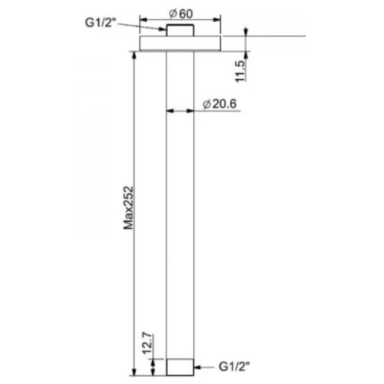 Thanh Nối Đầu Sen American Standard FFAS9908