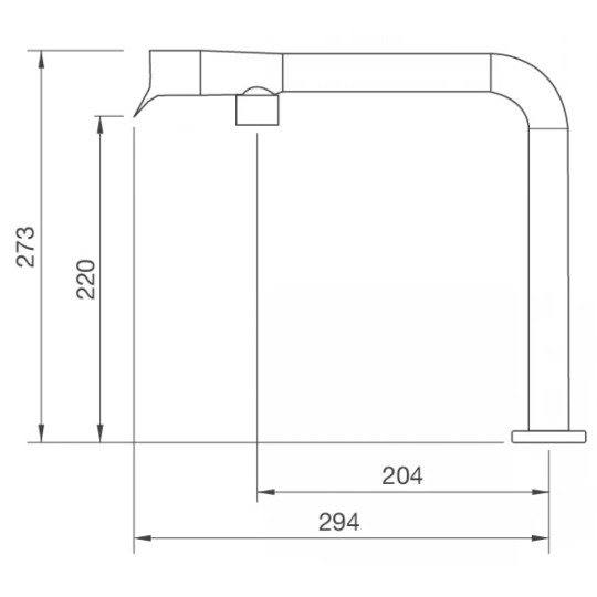 Vòi Bếp Malloca MF-070 Nóng Lạnh Màu Đen