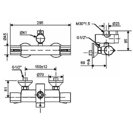 Củ Sen Nhiệt Độ American Standard La Vita WF-4948 