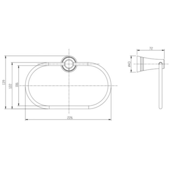 Vòng Treo Khăn American Standard WF-6590 Seva