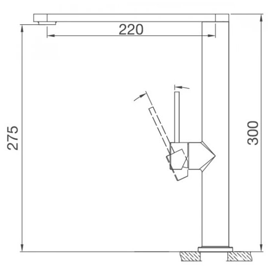 Vòi Rửa Chén Inox Malloca K061-SS Nóng Lạnh